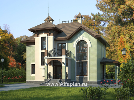 «Разумовский» - проект двухэтажного дома, с террасой, со вторым светом - превью дополнительного изображения №2